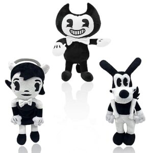 smallbos 3pcs alice plush, tom plush, horror game plush, soft stuffed animals plush toys for kids and game fans
