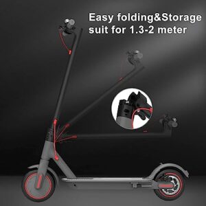 Electric Scooter for Adults, Daily Commuting Foldable Portable E-Scooter, Max Speed 15-19 mph Max Range 19mile, Dual Brake System Safety Commuter Electric Scooter and Smart App