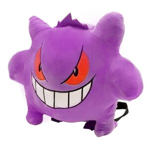 aruygui plush backpack kawaii mini backpack cartoon anime purple character toy bag cute decorative package for birthday gift