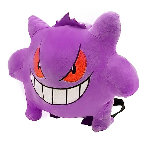 Aruygui Plush Backpack Kawaii Mini Backpack Cartoon Anime Purple Character Toy Bag Cute Decorative Package for Birthday Gift