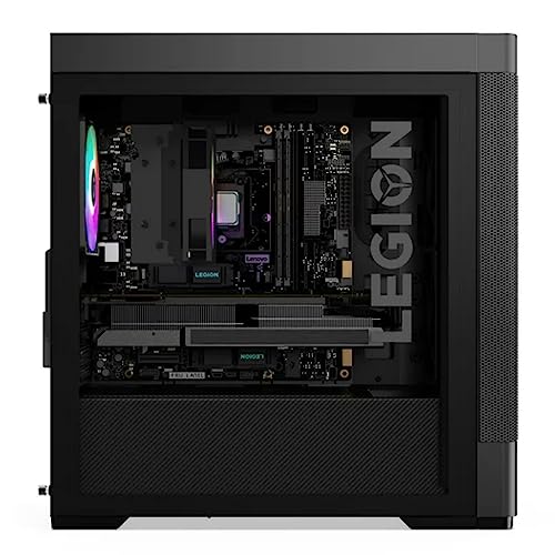 Lenovo Legion T5 Gaming Desktop, AMD Ryzen 7 5700G(Beat i9-10900K) Up to 4.6GHz, GeForce RTX 3060 Ti 8GB, 32GB DDR4, 1TB PCIe SSD+1TB HDD, Wi-Fi 6, Bluetooth, USB-C, RJ45, HDMI, Win 11 Pro, Black