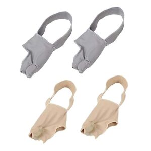 Lurrose Pedicure Stand 2 Pairs Split Foot Protector Bunion for Women Wrist Guard Splint Wrist Brace Thumb Brace Tool Stand Night Splint Hallux Valgus Correcting Socks Thumb Splints