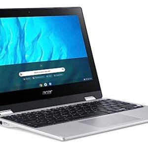 Acer Newest Spin 311 11.6" HD IPS Touchscreen Chromebook Laptop, Octa-Core MediaTek MT8183C, 4GB RAM, 64GB eMMC Storage, All Day Battery Life, WiFi, USB-A&C, Chrome OS, w/CUE Accessories