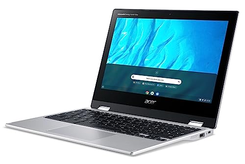 Acer Newest Spin 311 11.6" HD IPS Touchscreen Chromebook Laptop, Octa-Core MediaTek MT8183C, 4GB RAM, 64GB eMMC Storage, All Day Battery Life, WiFi, USB-A&C, Chrome OS, w/CUE Accessories