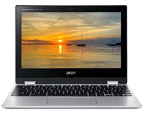 Acer Newest Spin 311 11.6" HD IPS Touchscreen Chromebook Laptop, Octa-Core MediaTek MT8183C, 4GB RAM, 64GB eMMC Storage, All Day Battery Life, WiFi, USB-A&C, Chrome OS, w/CUE Accessories