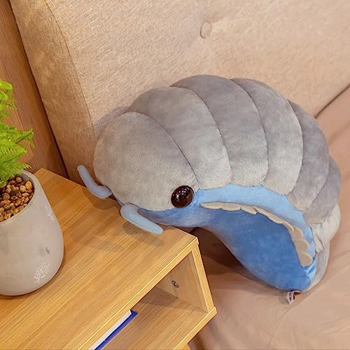 AHXHWKA Insect Plush Toys 12-Inch Pill Bug Stuffed Soft Animals Pillow Plushie Cushion Insect Isopod Doll Kids Toys Girls Boys Gifts