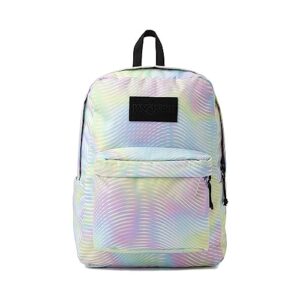 jansport superbreak one backpacks - durable, lightweight bookbag, static drip (static drip)