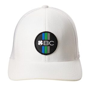 black clover bugatti adjustable white with bc patch hat