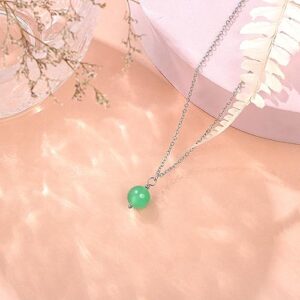 Jade Pendant Best Friend Birthday Gifts for Women Her Gifts for Your Best Friend Teen Girls Best Friend Necklace for Christmas College Graduation Back to School Thanksgiving Day Green Crystal Necklace