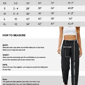 BMJL Women's Joggers Pants High Waisted Workout Hiking Lounge Pants with Pockets for Running Yoga 2023(M,Grey)