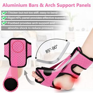 Upgrade Plantar Fasciitis Night Splint with Arch Support, Plantar Fasciitis Relief Brace, 2 Adjustable Straps Plantar Fasciitis Night Splint Relief Plantar Fasciitis, Foot Drop, Achilles Tendonitis, Day&Night（2pcs）BLUE