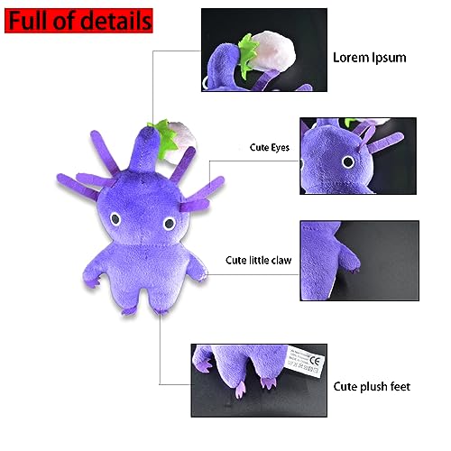 Pikmin Plush,10 inch Pikmin Plushie Toys Stuffed Animal Plushie Doll Toys Soft Stuffed Figure Doll Collectible Gifts for Kids Fans Aldults Birthday (4pcs)