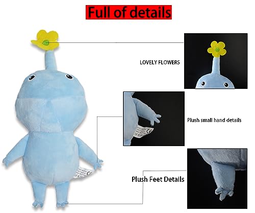 Pikmin Plush,10 inch Pikmin Plushie Toys Stuffed Animal Plushie Doll Toys Soft Stuffed Figure Doll Collectible Gifts for Kids Fans Aldults Birthday (4pcs)