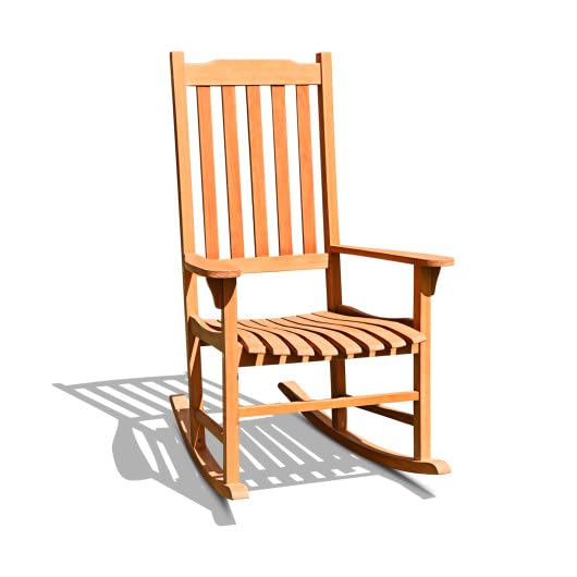 Lazy Pro Outdoor Rocking Chair Single Rocker for Patio Deck