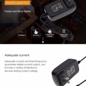 DKKPIA Global AC/DC Adapter for Hitachi Digital 8 Hi8 8mm Video Camcorder VHSC Camera VM-H53E VM-E53A VM-E55A VM-H57 VM-H57A VM-H57E VM-E57E Power Supply Cord Cable Charger Input: 100-240 VAC 50/