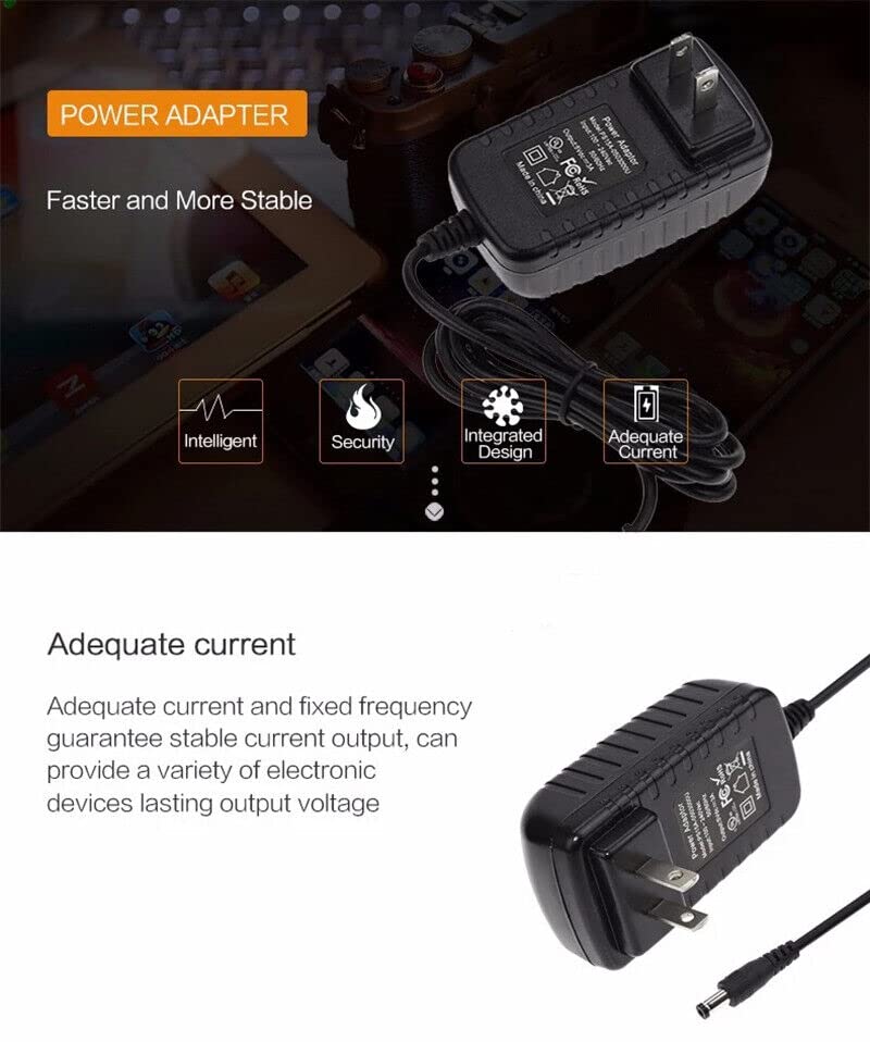 DKKPIA Global AC/DC Adapter for Hitachi Digital 8 Hi8 8mm Video Camcorder VHSC Camera VM-H53E VM-E53A VM-E55A VM-H57 VM-H57A VM-H57E VM-E57E Power Supply Cord Cable Charger Input: 100-240 VAC 50/