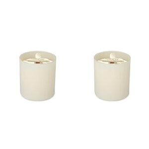 root candles scented candles classics collection premium handcrafted wood wick candle, 8-ounce, silk (pack of 2)