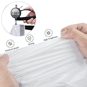 Code G Heavy Duty Trash Bags with Reinforced Drawstring for 8 Gallon/30 Liter Compatible with simplehuman Code G (50 Count) | Tear & Leak Resistant Drawstring Garbage Liners