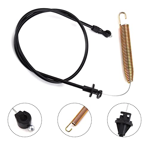 WGL 175067, 169676 Deck Clutch Cable for Craftsman Riding Lawn Mowers with 42'' Deck, Replaces 169676, 175067, 532169676, 532175067 Deck Engagement Cable