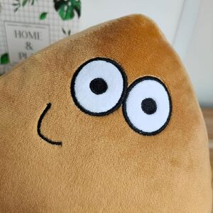 Fublazeze Pou Plush Toys Cute Cartoon Stuffed Animals 20cm Alien Pou Plushie Figure Game Plush Toy Cartoon Stuffed Animal Soft Doll Pillow Kid Children Birthday 7.9inch