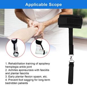 LAIONTY Drop Foot Brace Plantar Fasciitis Night Splint Ankle Support Foot up Splint Hemiplegia Foot Corrector Brace Support Soft Stretching Boot Splints for Feet