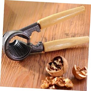 Black Walnut 1pc Nutcracker Macadamia Electric Tool Crab Tools Metal Nut Opener Plier Seafood Crackers Tools Black Walnut Chestnut Nut Shell Walnut Shell Commercial