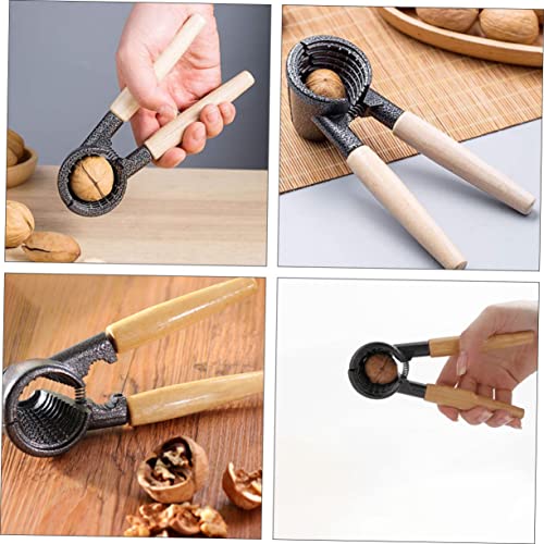 Black Walnut 1pc Nutcracker Macadamia Electric Tool Crab Tools Metal Nut Opener Plier Seafood Crackers Tools Black Walnut Chestnut Nut Shell Walnut Shell Commercial