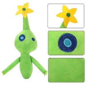 MKWIFKU 4 PCS Pikmin Plush, 2023 New Pikmin Plush Toy Stuffed Animal PlushieDoll Toys Collectible Gifts for Kids Fans Birthday