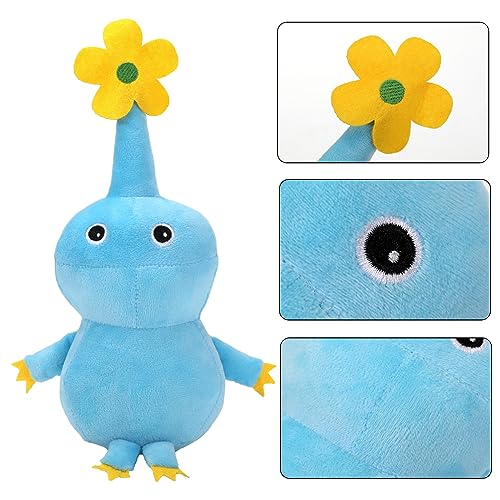 MKWIFKU 4 PCS Pikmin Plush, 2023 New Pikmin Plush Toy Stuffed Animal PlushieDoll Toys Collectible Gifts for Kids Fans Birthday