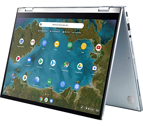 ASUS Chromebook Flip C433 14" IPS FHD 2-in-1 Touchscreen (Intel Core M3-8100Y, 8GB RAM, 64GB eMMC, Stylus) Convertible Home & Business Laptop, Webcam, Long Battery Life, 3.09 lbs, IST Pen, Chrome OS
