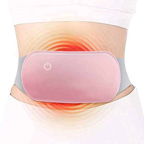 Menstrual Heat Pad, Heating Pad for Back Pain,Portable Electric Fast Heating Belly Wrap Belt,Vibration Massage Comfortable Heating Pad, Back or Belly Pain Relief for Women and Girl