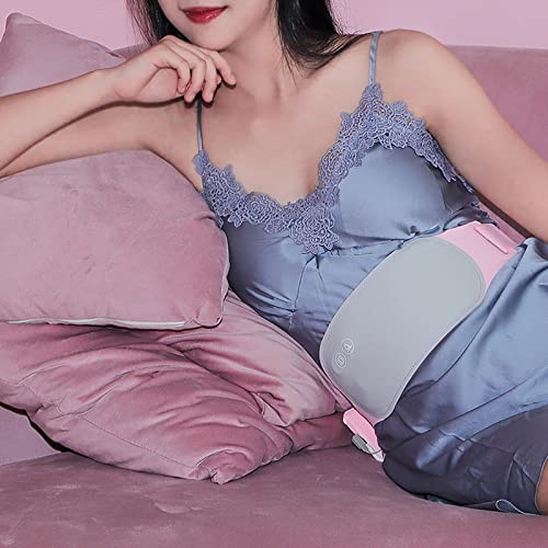 Menstrual Heat Pad, Heating Pad for Back Pain,Portable Electric Fast Heating Belly Wrap Belt,Vibration Massage Comfortable Heating Pad, Back or Belly Pain Relief for Women and Girl