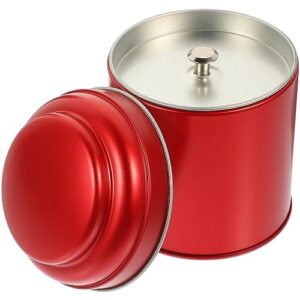 containers with lids tea canister sealing tea jar small tea tinplate sealed tea storage tin sealing tea container tea for loose tea coffee bean sugar salt (red) red