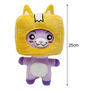 Foxy and Boxy Plush Figures Toy Removable Cute Plushie Doll Soft Stuffed Pillow Gifts for Fans