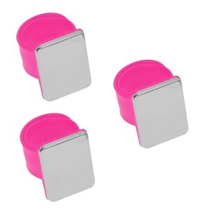 sewacc 3pcs magnetic bobby holder hair clips bracelet magnetic bobby pins bracelet tool stand corsage wristlet band silicone bracelet hair salon shop supplies magnetic iron bracelet watch