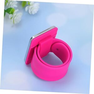 SEWACC 3pcs Magnetic Bobby Holder Hair Clips Bracelet Magnetic Bobby Pins Bracelet Tool Stand Corsage Wristlet Band Silicone Bracelet Hair Salon Shop Supplies Magnetic Iron Bracelet Watch