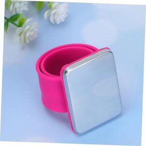 SEWACC 3pcs Magnetic Bobby Holder Hair Clips Bracelet Magnetic Bobby Pins Bracelet Tool Stand Corsage Wristlet Band Silicone Bracelet Hair Salon Shop Supplies Magnetic Iron Bracelet Watch