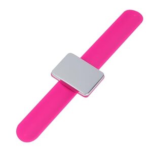 tehaux pin holder wristband magnetic hair pin holders corsage wristlet silicone bracelet tool magnet bobby pin hair salon shop supplies slap bracelet magnetic iron bracelet needle seat