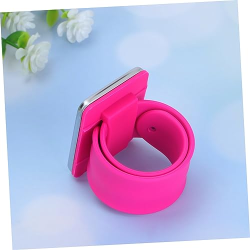 TEHAUX pin Holder Wristband Magnetic Hair pin Holders Corsage Wristlet Silicone Bracelet Tool Magnet Bobby pin Hair Salon Shop Supplies Slap Bracelet Magnetic Iron Bracelet Needle seat