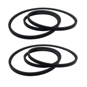 replacement for compatible with 2 deck belt for craftsman 48" riding lawn mower 174368 & fits poulan husqvarna