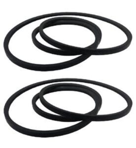 hasmx replacement 603907 belt fits for hustler raptor riding lawn mower and tractors (50-3/4" x 1/2"), 2-pack
