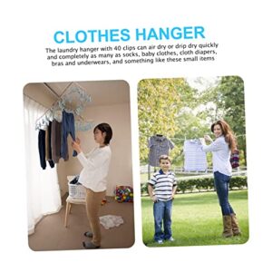 HOMSFOU 1pc Drying Rack Hangers for Skirts Hanging Clothes Drying Rack Hanger for Pants Underwear Drying Rack Hanging Drying Rack Socks Drying Racks Multi-Purpose Hanger Socks Clips Sock