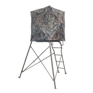 venatic 6' tripod hunting tower blind, 2 person hunting stand with 4' x 4' platform for deer hunting, antelope and elk