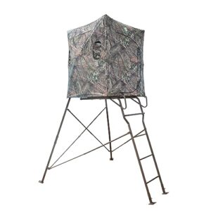 VENATIC 6' Tripod Hunting Tower Blind, 2 Person Hunting Stand with 4' x 4' Platform for Deer Hunting, Antelope and Elk