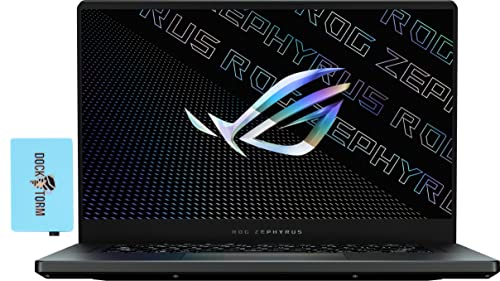 ASUS ROG Zephyrus G15 15.6" 165Hz LED 2K QHD Gaming Laptop (AMD Ryzen 9 5900HS 8-Core, 16GB RAM, 2x2TB PCIe SSD, GeForce RTX 3080 8GB GDDR6, RGB Backlit KB, WiFi 6, BT 5.2, W11H) w/Dockztorm Dock