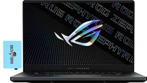 asus rog zephyrus g15 15.6" 165hz led 2k qhd gaming laptop (amd ryzen 9 5900hs 8-core, 40gb ram, 1tb pcie ssd, geforce rtx 3080 8gb gddr6, rgb backlit kb, wifi 6, bt 5.2, w10h) w/dockztorm dock