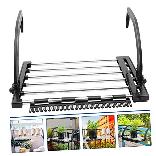 Cabilock Balcony Drying Rack Foldable Hangers Outdoor Towel Rack Folding Hangers Clothes Drying Rack Folding Indoor Laundry Drying Rack Clothes Rack Drying Retractable Drying Rack Large abs