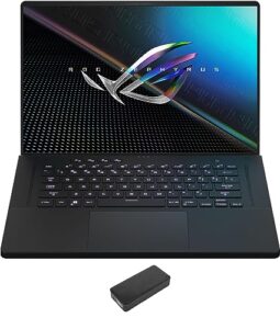 asus rog zephyrus m16 gaming laptop (intel i7-12700h 14-core, 24gb ddr5 4800mhz ram, 8tb pcie ssd, geforce rtx 3060, 16.0" 165hz wide uxga (1920x1200), wifi, win 11 pro) with dv4k dock