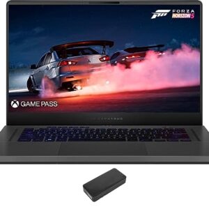 ASUS ROG Zephyrus Gaming & Entertainment Laptop (AMD Ryzen 9 6900HS 8-Core, 40GB DDR5 4800MHz RAM, 2x1TB PCIe SSD RAID 0 (2TB), GeForce RTX 3060, 15.6" 165Hz Win 10 Pro) with DV4K Dock