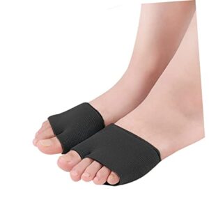 GLEAVI 2pcs Hallux Valgus Straightener Toe Spacer Bunion Night Splint Hallux Valgus Covers Bunions Covers Thumb Covers Thicken Orthotics Sock Floor Mat Black Bunion Splints Toes Separator